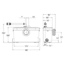 Saniflo Saniaccess 3 macerating pump