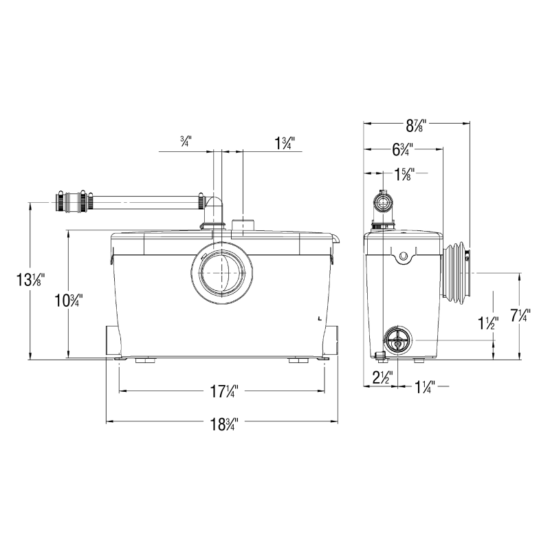 Saniflo Saniaccess 3 macerating pump